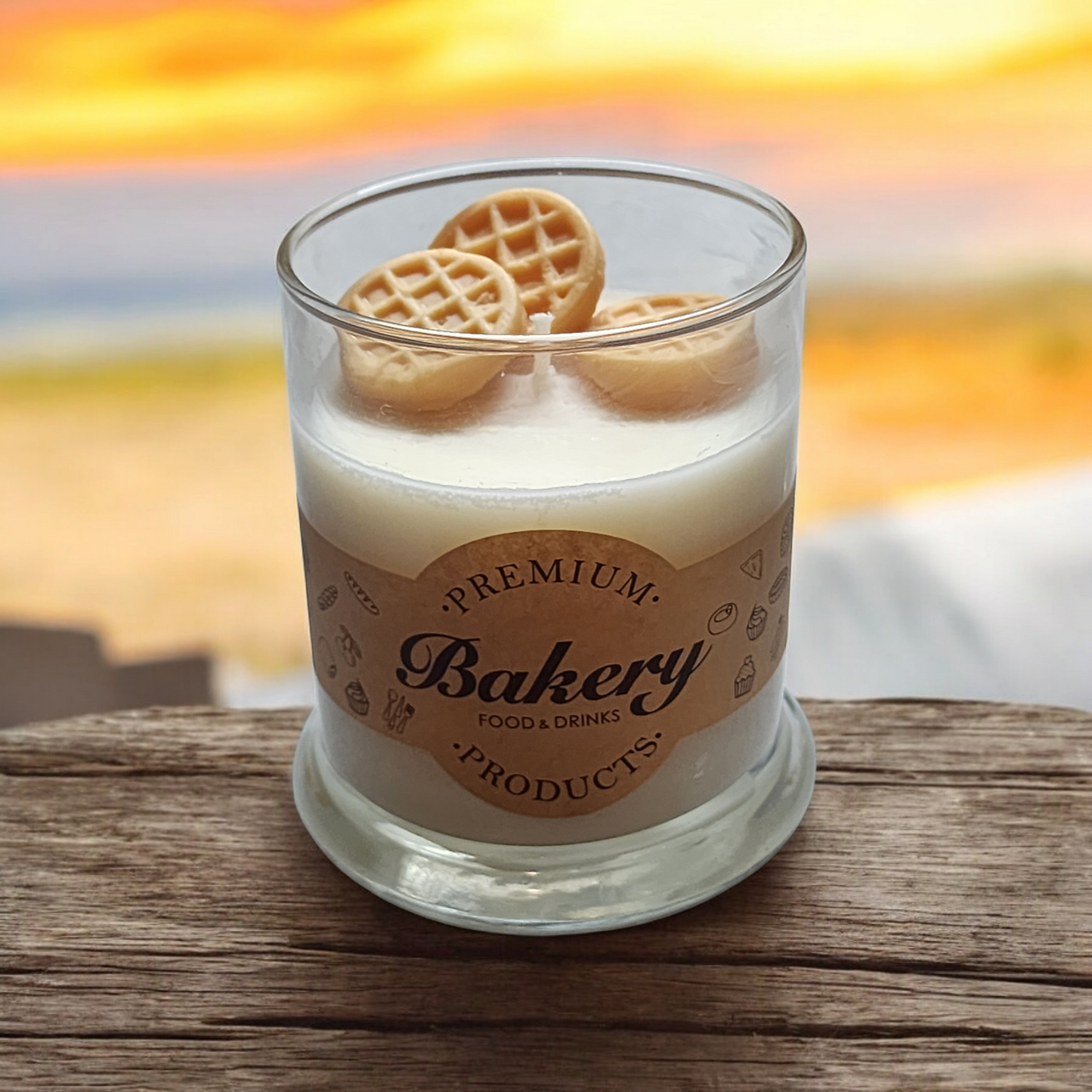 Waffles soy wax candle