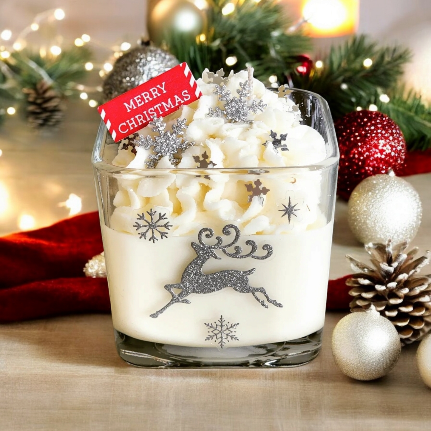 Reindeer Festive Soy Candle