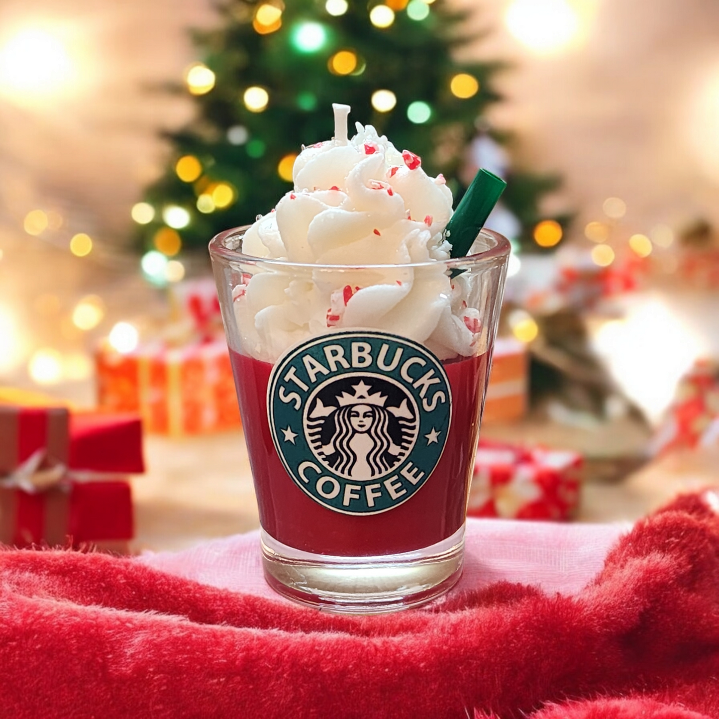 Holiday cafe soy candle (5oz)