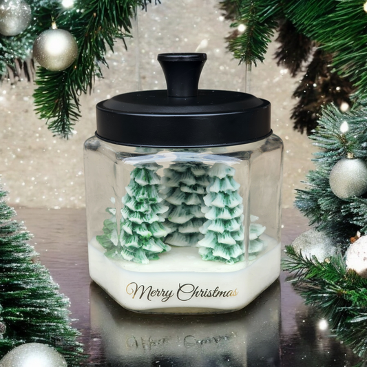 Christmas Tree Village Soy Wax Candle