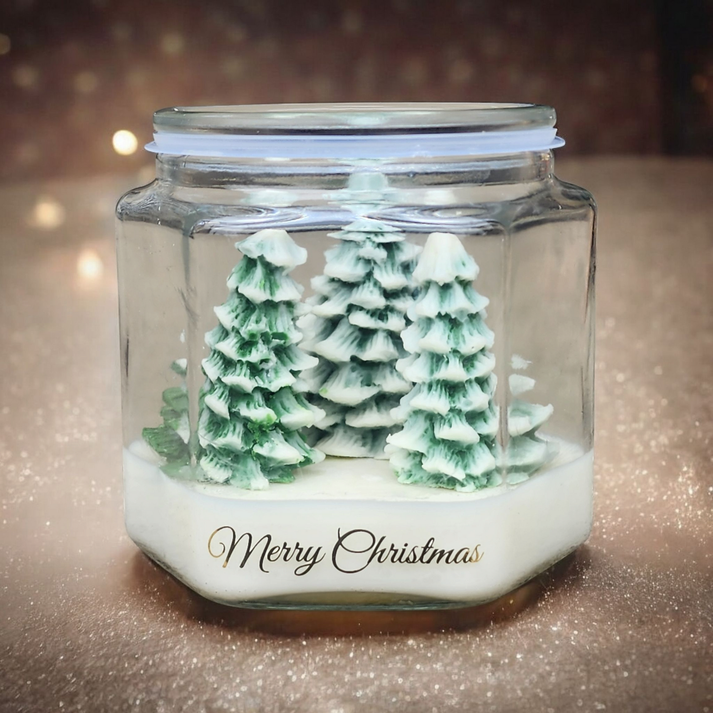 Christmas Tree Village Soy Wax Candle