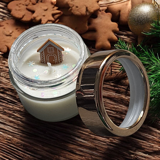 Festive Gingerbread Village Soy Candle