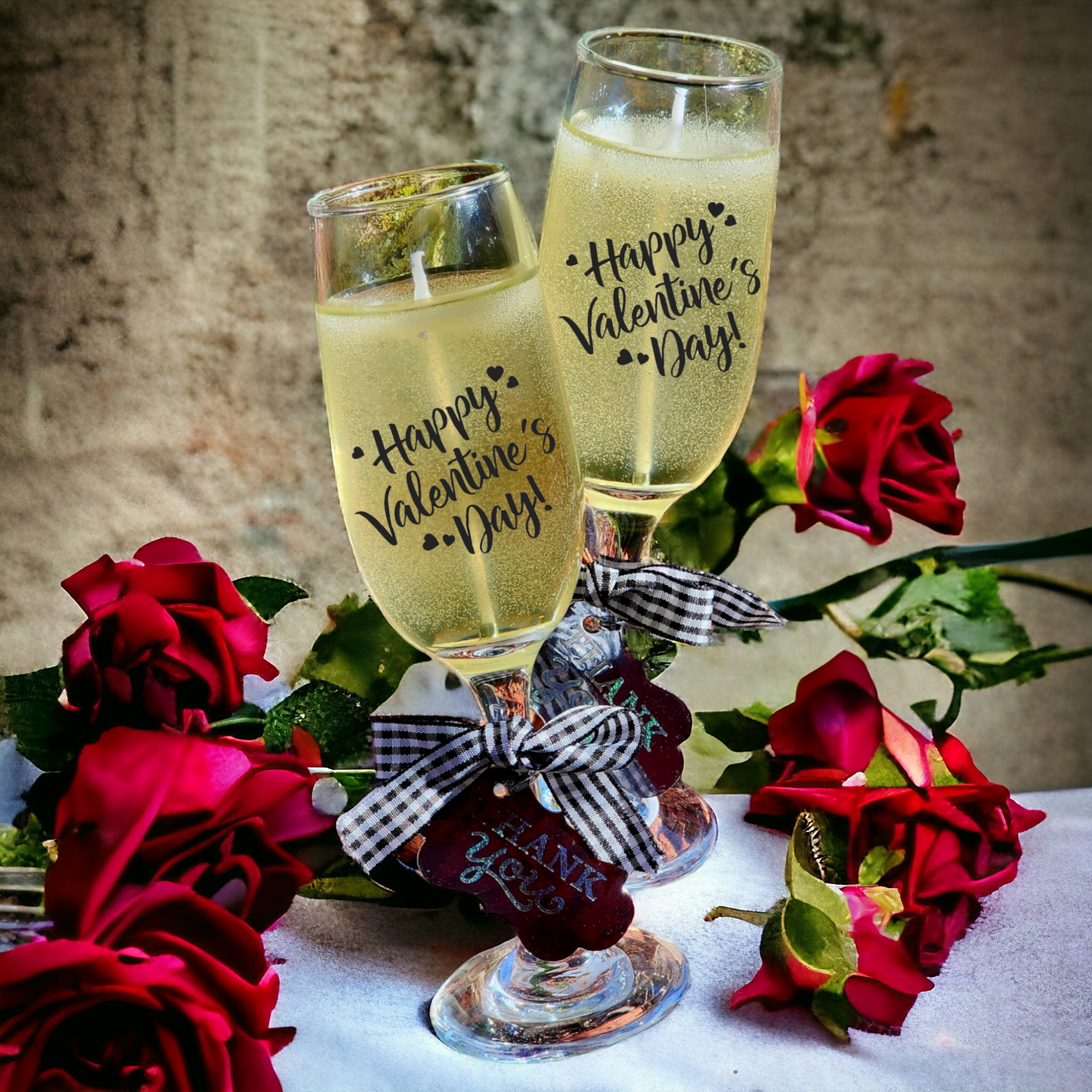 Champagne Candle
