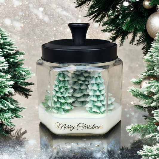Christmas Tree Village Soy Wax Candle