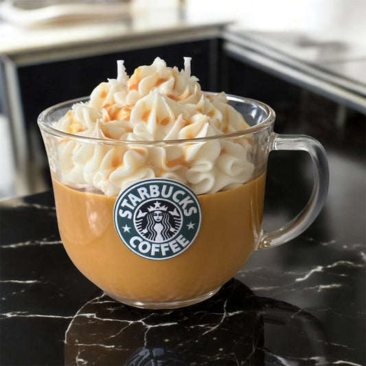 starbucks cafe theme scented soy wax candle