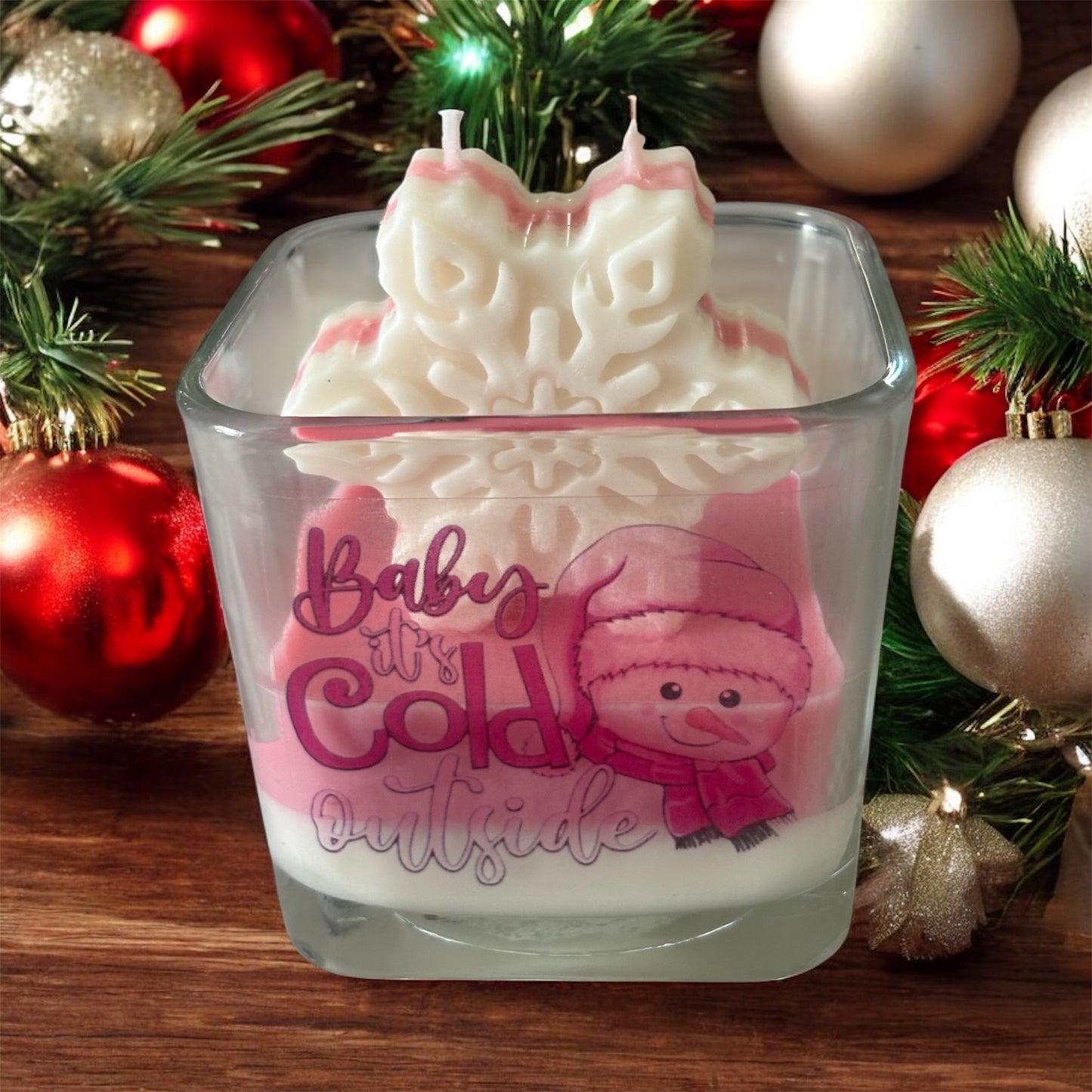 Baby It's Cold Outside Pink Collection Soy Wax Candle