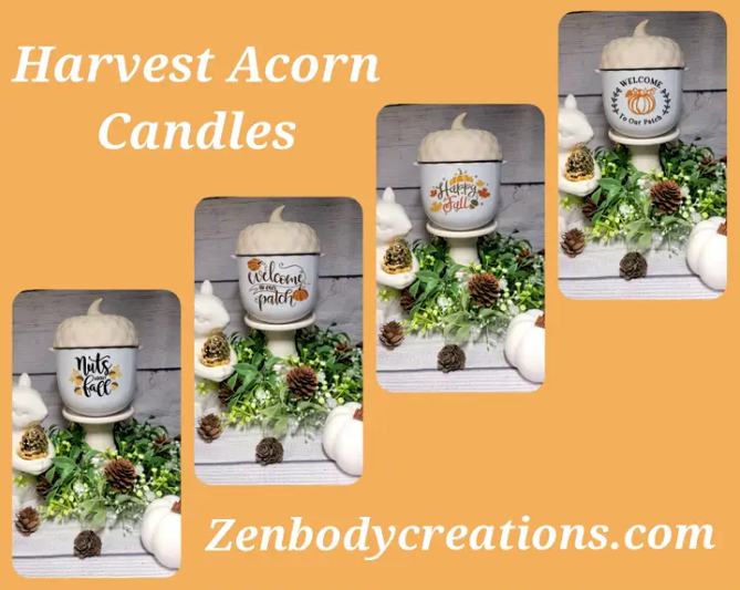 Acorn Jar Soy Wax Candle