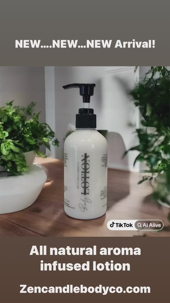 All Natural Aroma Infused Lotion